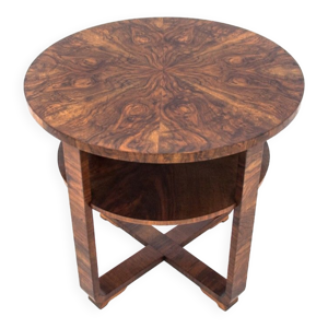 Table ronde art déco, pologne,