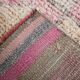 Tapis de couloir Oushak rose pâle