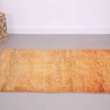 Vintage Moroccan Runner Rug 91 x 292 cm - Orange Runner Rug - Berber Rug