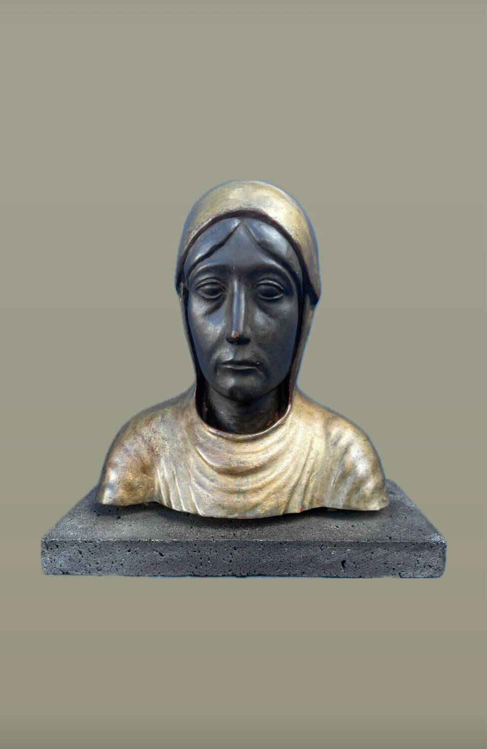 Bust of the Black Virgin of Marsat, Moulding Workshops of the Louvre