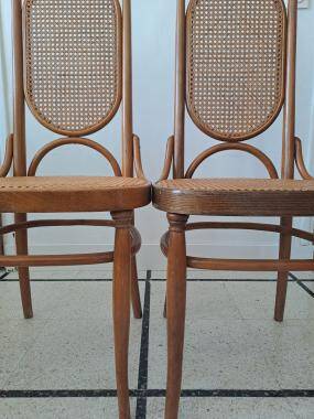 Thonet cane chairs