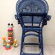 Chaise haute rotin Emmanuelle