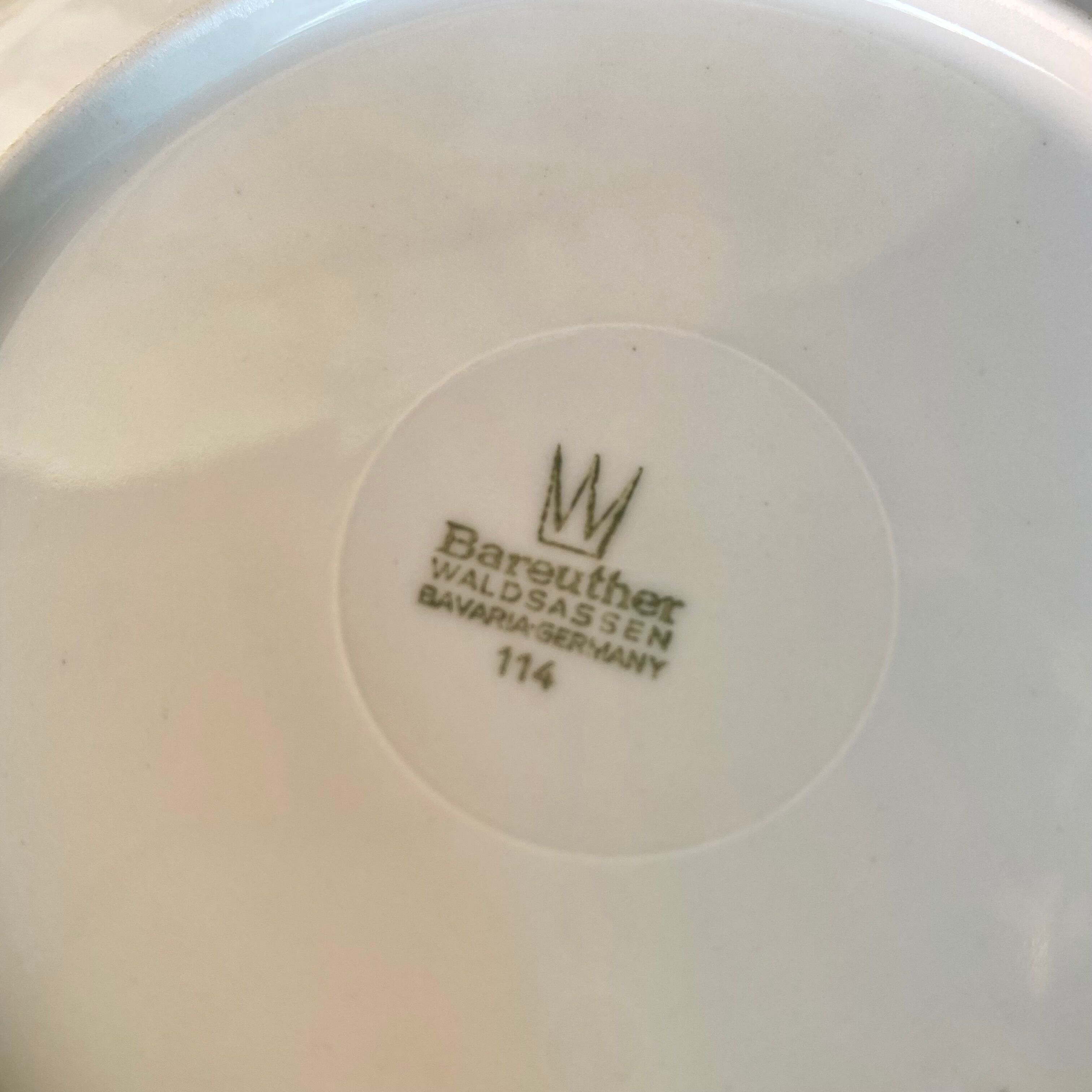 Vintage dessert plates made of bavaria Germany porcelain