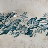 Grand plat en terre de fer " a la corbeille de fleurs" 132 bd magenta