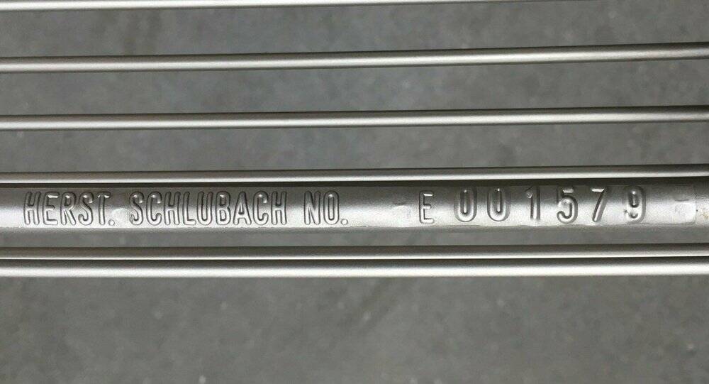 Postmodern German kitchen bar stool Kreuzschwinger by Till Behrens for Schlubach, 1980s.