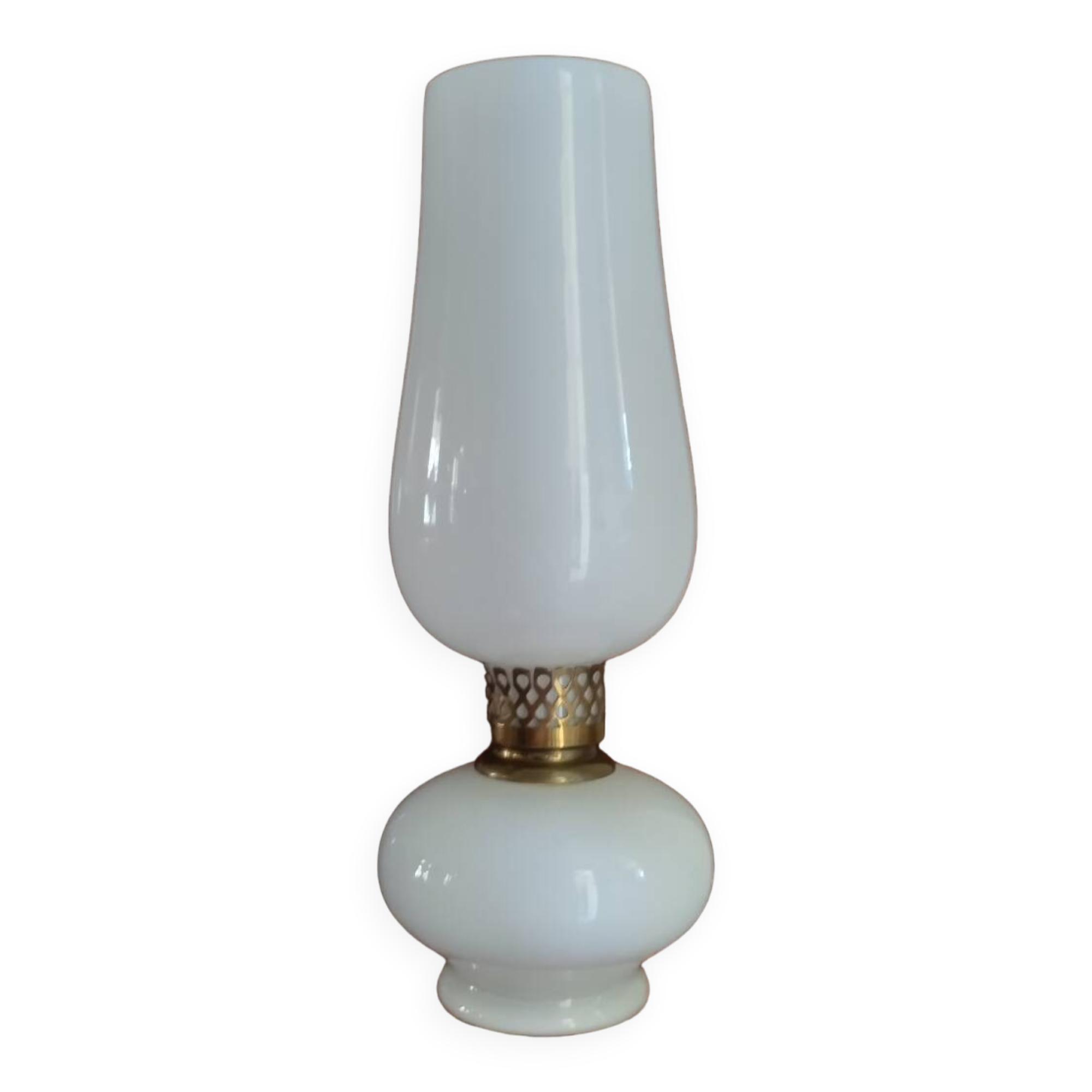 Vintage retro opaline lamp