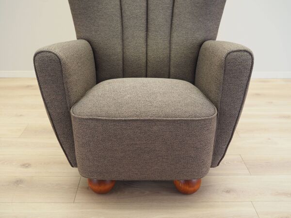 Fauteuil lounge, design scandinave, fabrication : Danemark