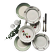 Lot of 6 old mismatched flat plates manufactured by Digoin, Sarreguemines, Villeroy Boch