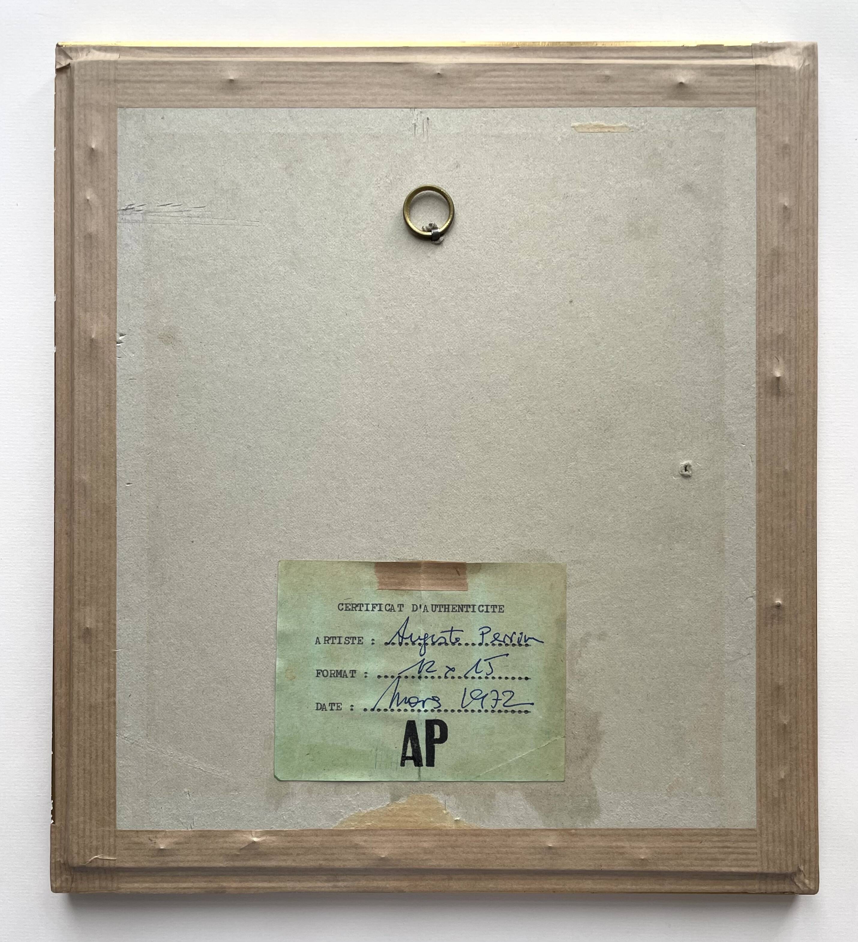Peinture abstraite - Auguste Perrin - 1972