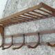 Shelf coat rack vintage hat holder 1940-50