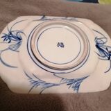 Rectangular dish 19th century Celadon green background Imari Japan