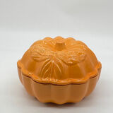 Pumpkin ceramic tureen 🎃, BCI, Brittany, vintage
