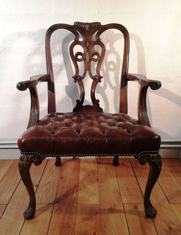Fauteuil de bureau Chippendale