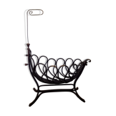 Curved wooden cradle