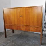 Vintage storage cabinet from the 60s, walnut.