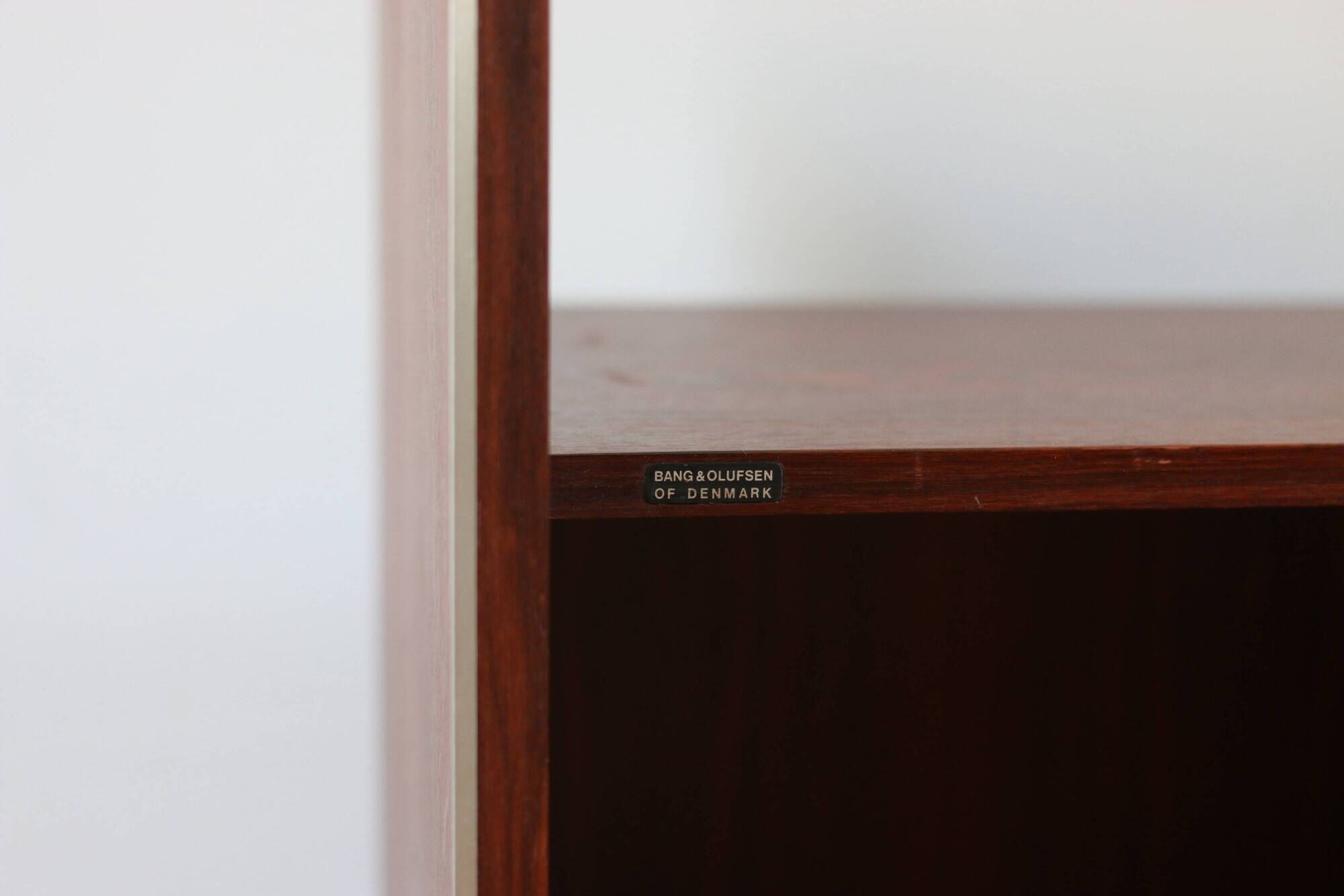 Vintage Scandinavian Bang & Olufsen rosewood hifi cabinet 1970