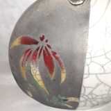 Raku stoneware vase