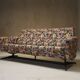 Mid-century Italian floral sofa from the 1960s.