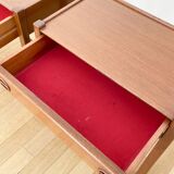 Pair of Scandinavian wooden bedside tables, 1960s