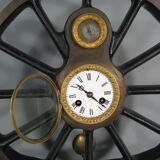 Former clock barometre clock has to poser industrial style form ferri wheel