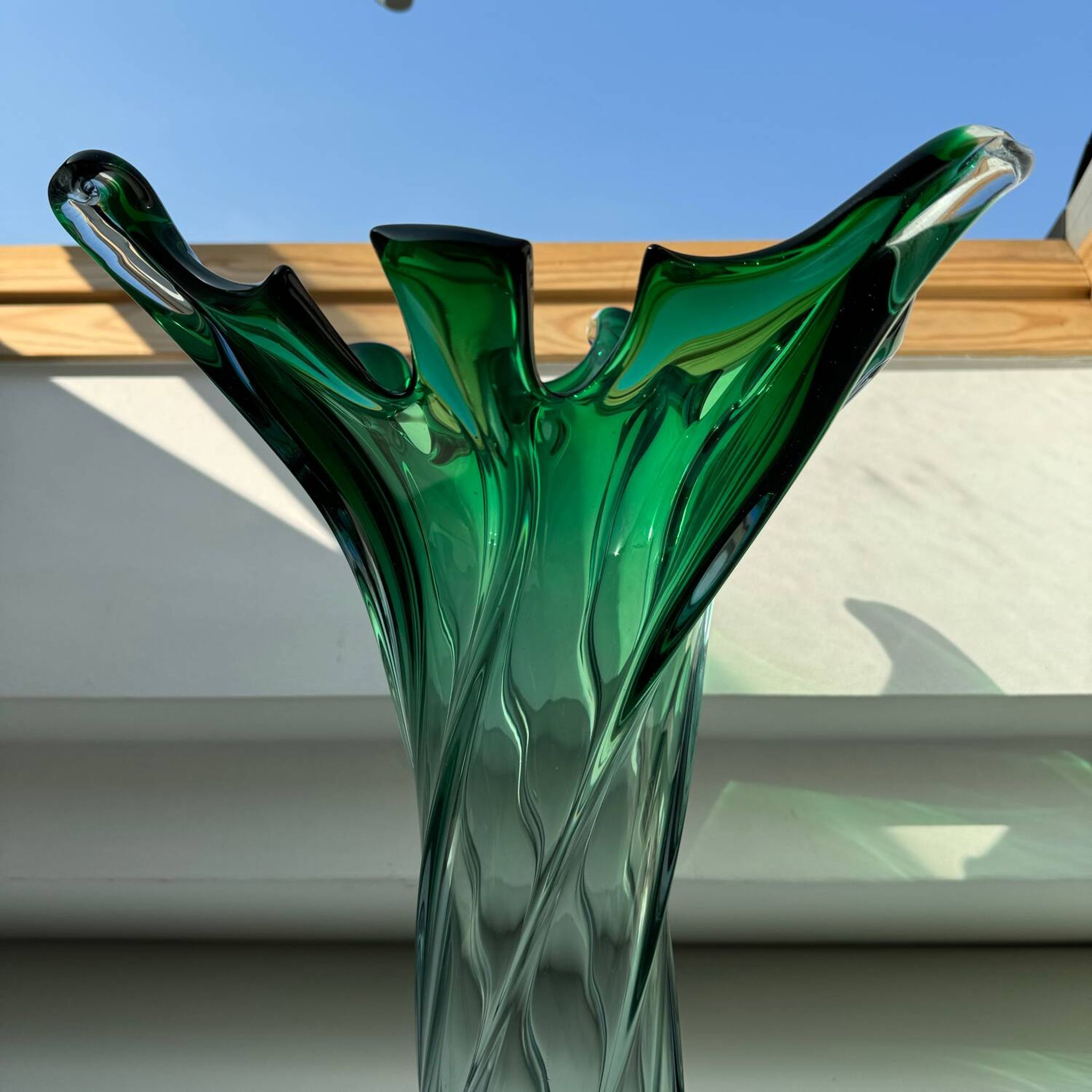 Vintage swirl vase Sommerso Murano