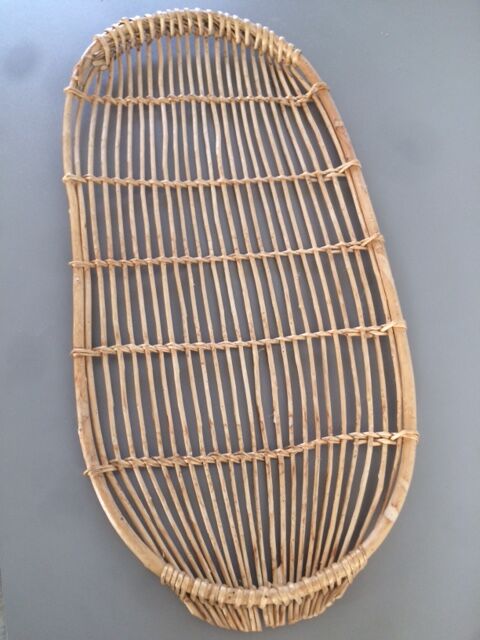 Tray vintage rattan