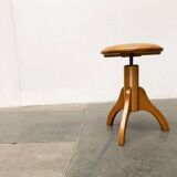 Mid-Century Industrial Tripod Swivel Stool, 1960s