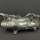 Large table planter in silvered bronze, Louis XV style.