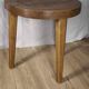 Tabouret en chêne gougé
