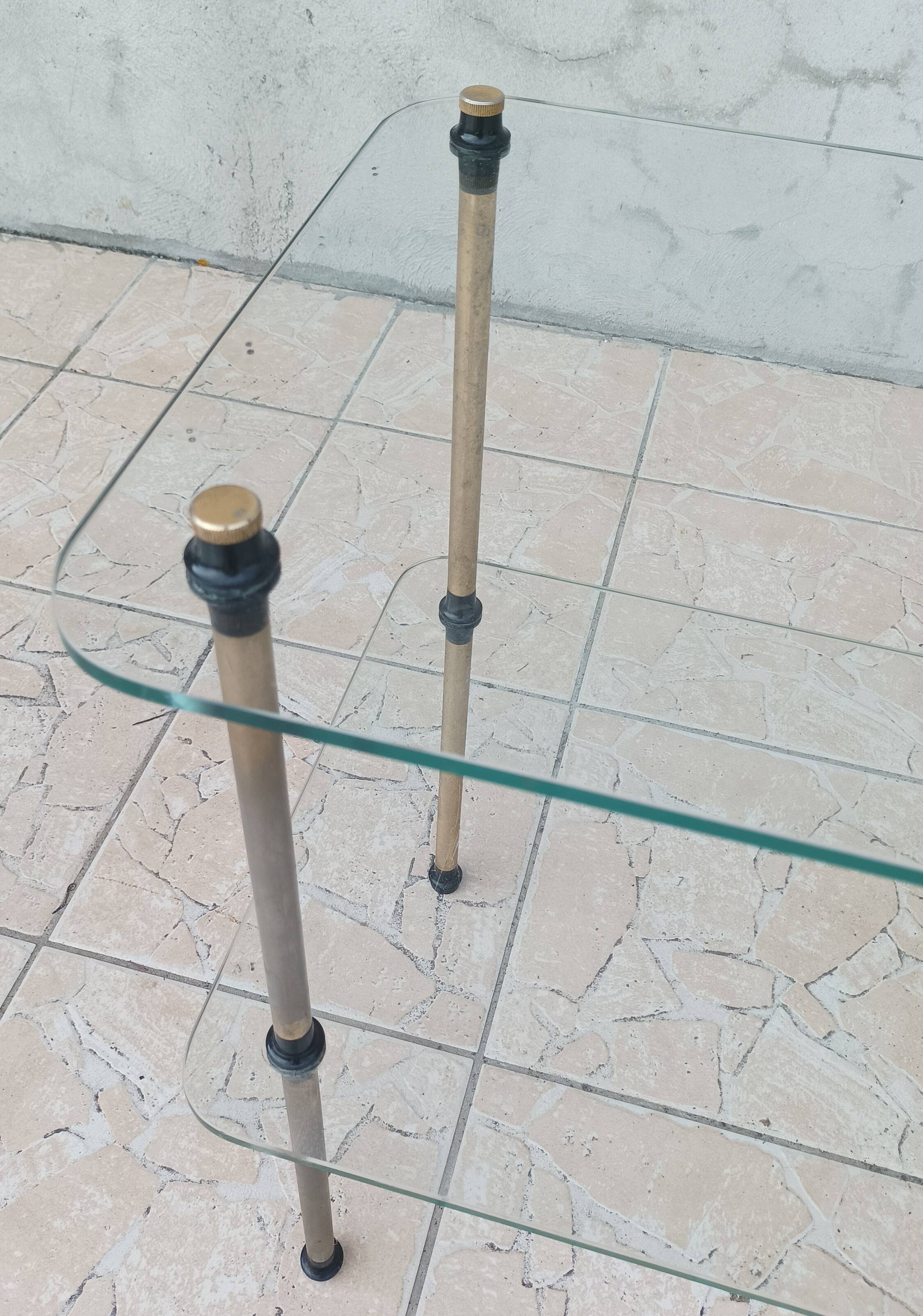 Large vintage 1960s shop display shelf/sideboard