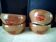 4 large glazed stoneware bowls Digoin