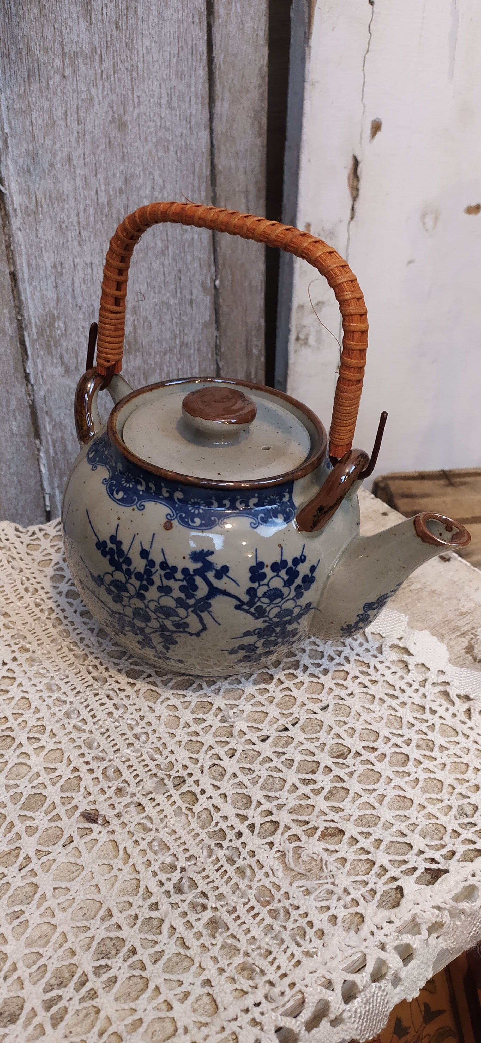 Tea service or cherry blossom coffee from Japan