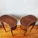 Pair of Louis XV style kidney-shaped bedside tables.