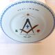 Bicentennial Masonic plate of the revolution dated and signed 1989.