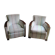 Paire de fauteuils art déco