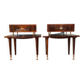 Paire de tables de chevet vintage 1960