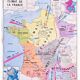School climate of France map / atlantic