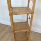 Vintage rattan shelf