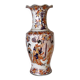 Large Chinese porcelain vase decorated with geishas and flowers, mid-19th century