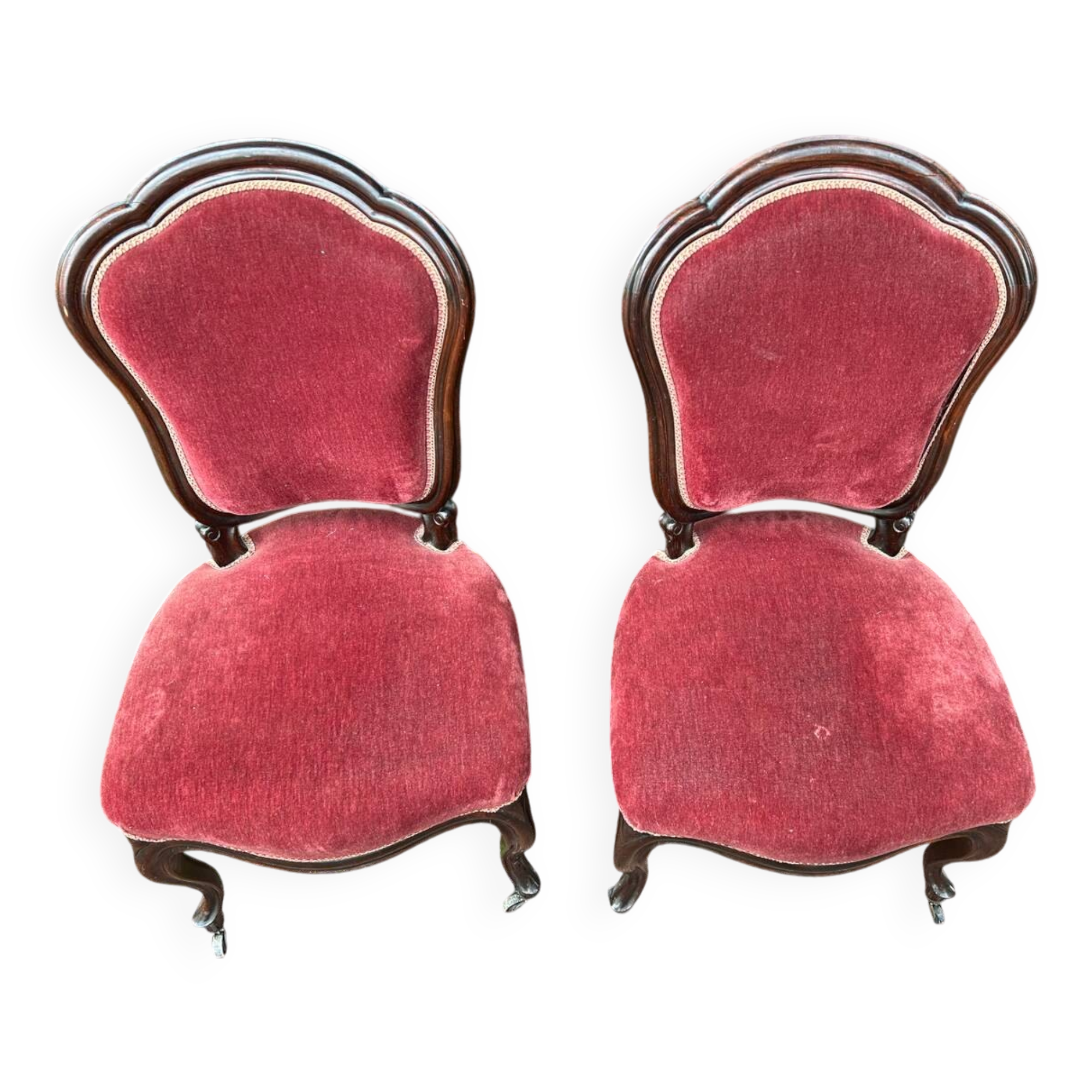 Napoleon III mahogany chair