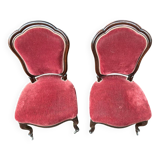 Napoleon III mahogany chair