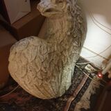 Imperial eagle in fiber cement XXth