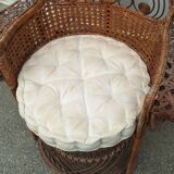 Emmanuelle armchair in Peacock rattan