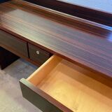 Console 1970 palissandre et inox