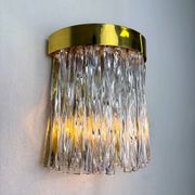 Applique murale Cascade par Venini, verre de Murano, Italie, 1970