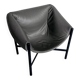 Falstaff Grey Leather Armchair by Stefan Diez for Dante Goods and Bads