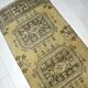 Yellowish & Brown Oushak Runner sku 2255.