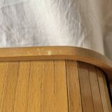 Old wooden filing box with shutter