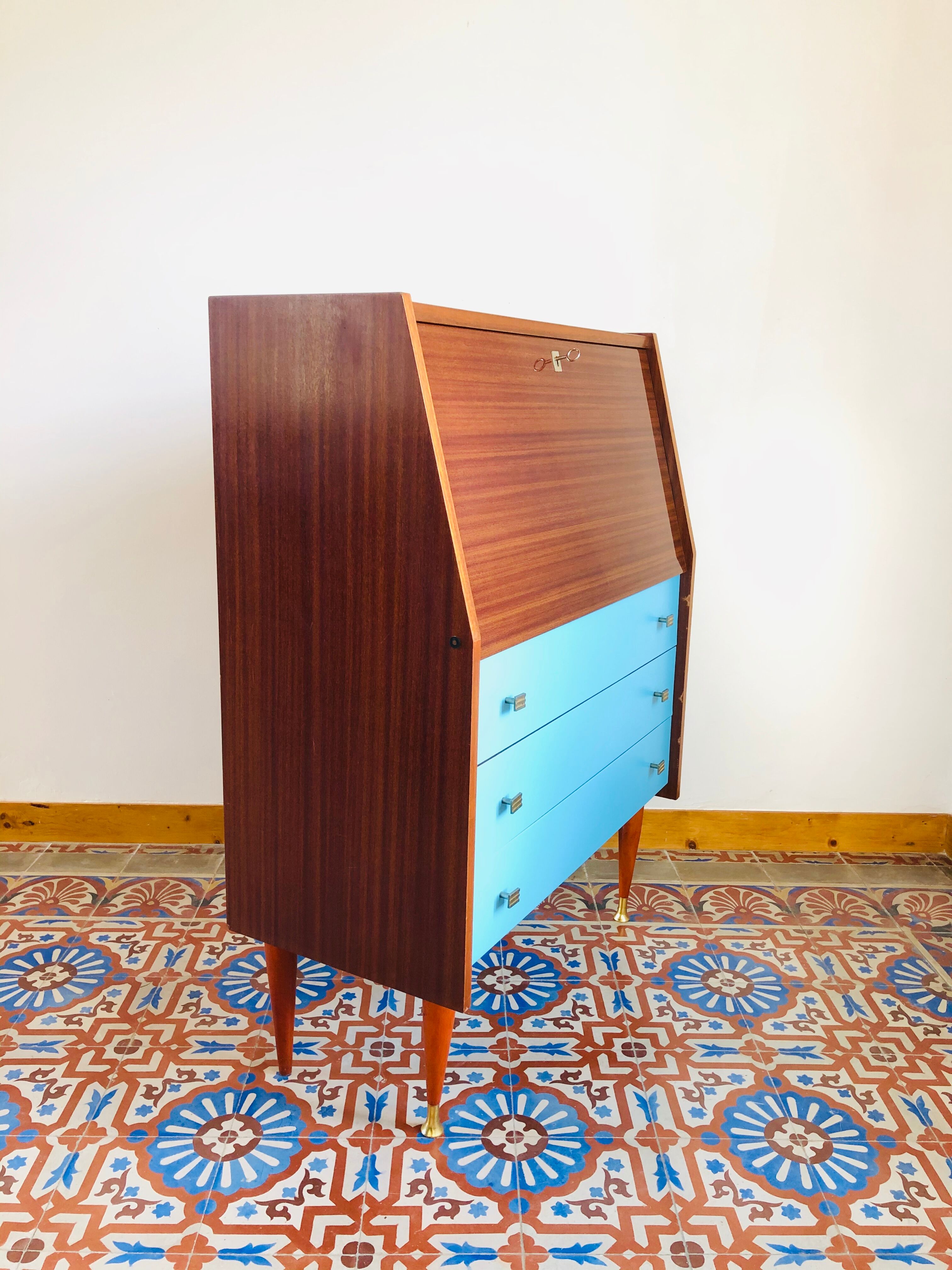 Vintage mahogany secretary