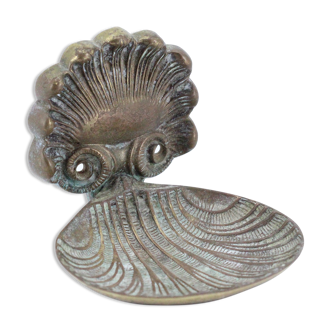 Porte savon en coquillage laiton